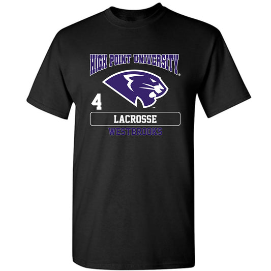 High Point - NCAA Men's Lacrosse : James Westbrooks - T-Shirt-0