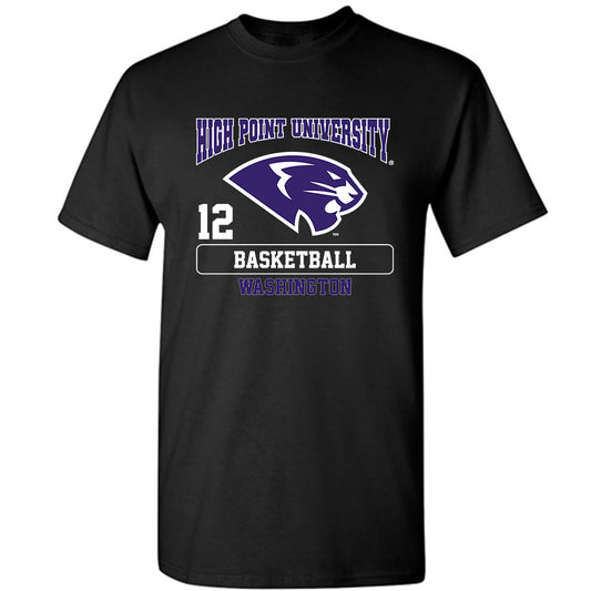 High Point - NCAA Men's Basketball : Scotty Washington - T-Shirt-0