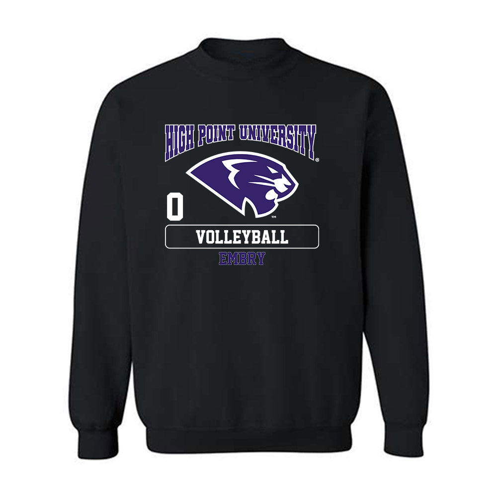 High Point - NCAA Women's Volleyball : Havani Embry - Crewneck Sweatshirt-0