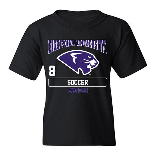 High Point - NCAA Men's Soccer : Bernardo Raposo - Youth T-Shirt-0