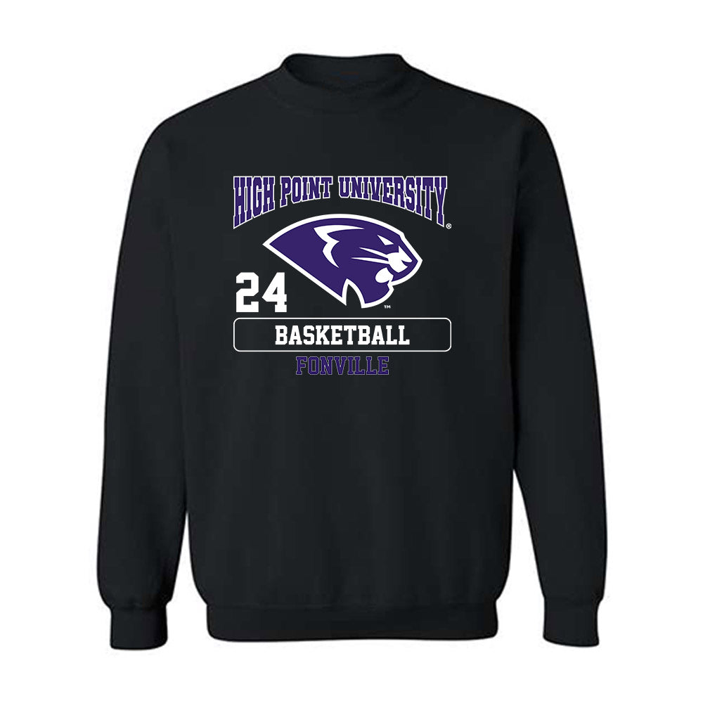 High Point - NCAA Men's Basketball : David Fonville - Crewneck Sweatshirt-0