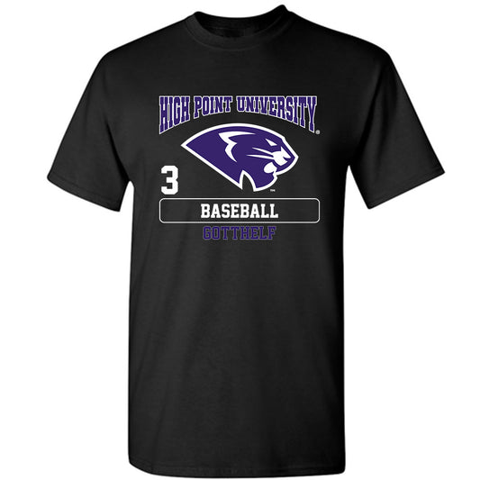 High Point - NCAA Baseball : Zach Gotthelf - T-Shirt-0