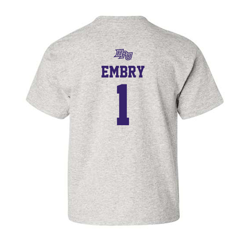 High Point - NCAA Women's Volleyball : Havani Embry - Youth T-Shirt-1