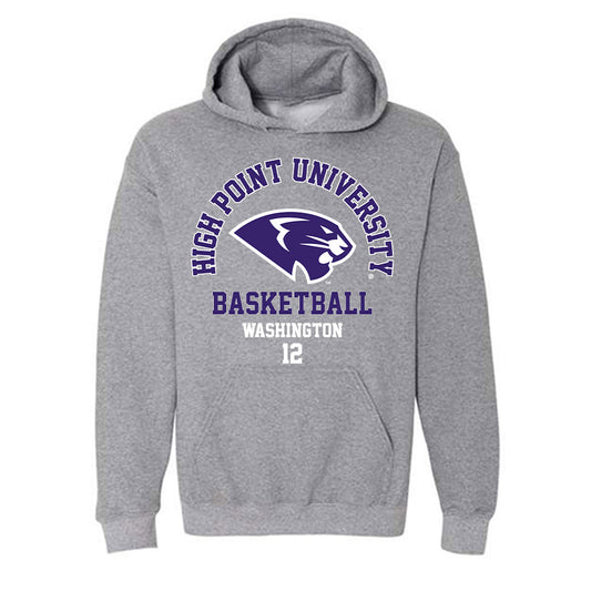High Point - NCAA Men's Basketball : Scotty Washington - Hooded Sweatshirt-0