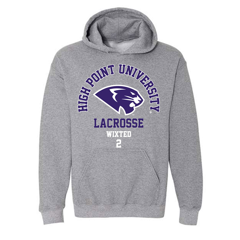 High Point - NCAA Men's Lacrosse : Justin Wixted - Hooded Sweatshirt-0