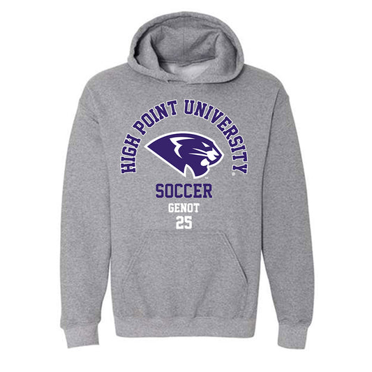 High Point - NCAA Men's Soccer : Kingston Genot - Hooded Sweatshirt-0