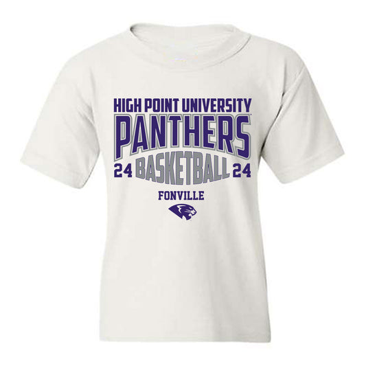 High Point - NCAA Men's Basketball : David Fonville - Youth T-Shirt-0