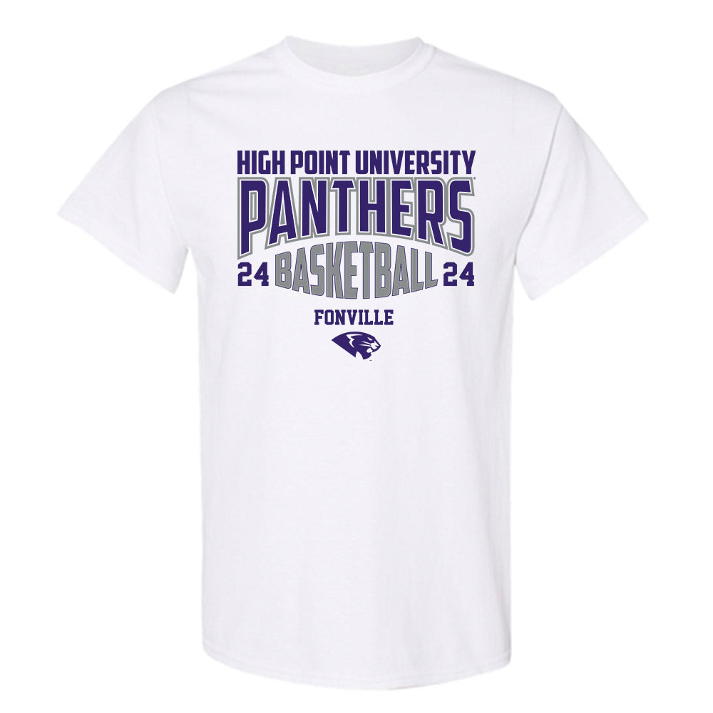 High Point - NCAA Men's Basketball : David Fonville - T-Shirt-0