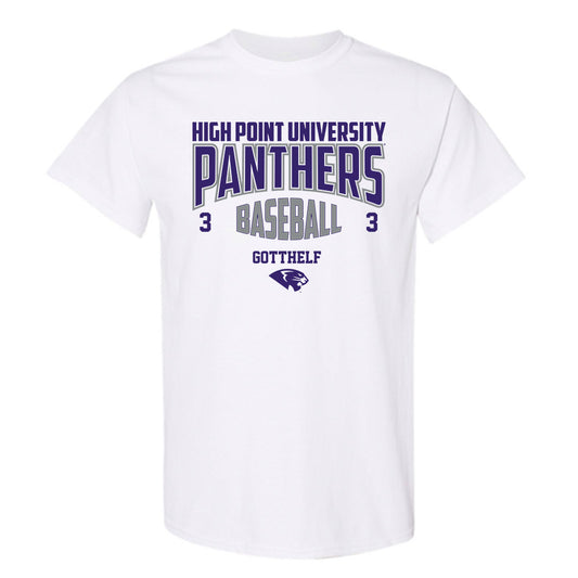 High Point - NCAA Baseball : Zach Gotthelf - T-Shirt-0