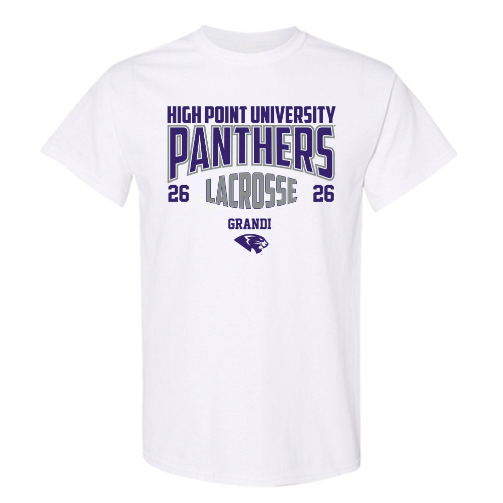 High Point - NCAA Women's Lacrosse : Ava Grandi - T-Shirt-0