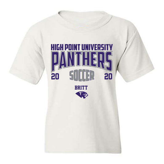 High Point - NCAA Men's Soccer : Caleb Britt - Youth T-Shirt-0