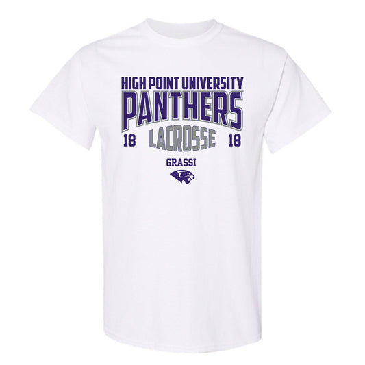 High Point - NCAA Men's Lacrosse : Anthony Grassi - T-Shirt-0