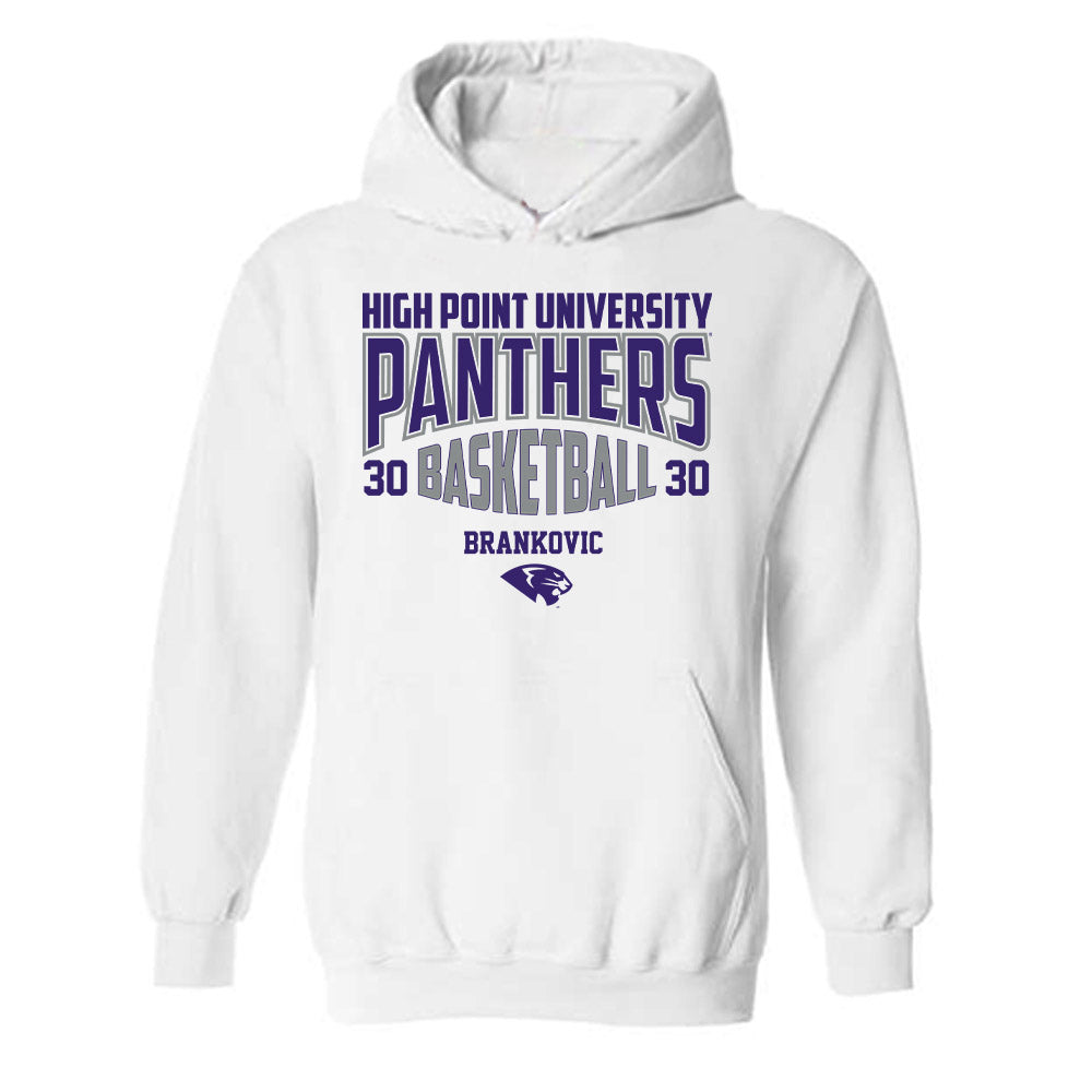 High Point - NCAA Men's Basketball : Filip Brankovic - Hooded Sweatshirt-0