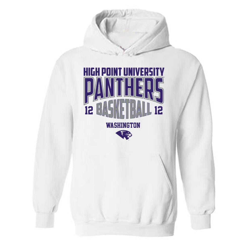 High Point - NCAA Men's Basketball : Scotty Washington - Hooded Sweatshirt-0