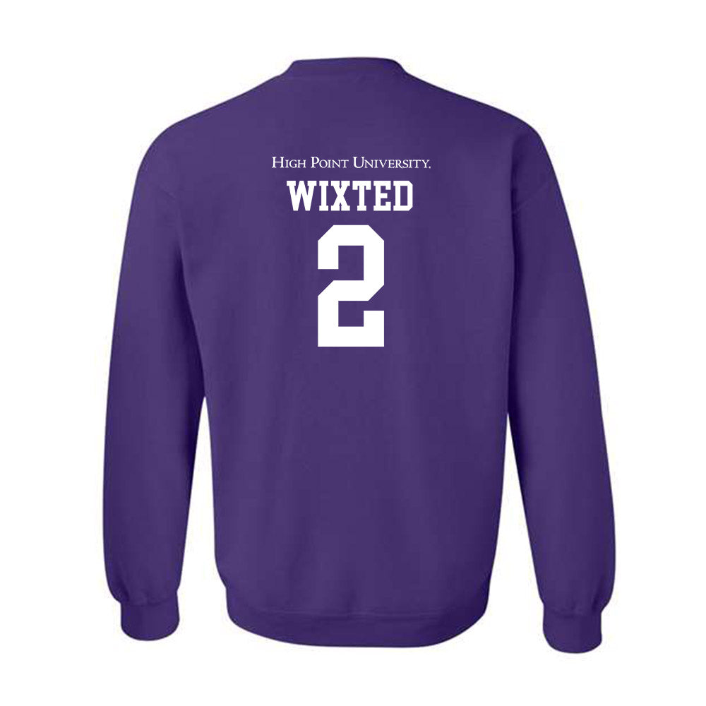 High Point - NCAA Men's Lacrosse : Justin Wixted - Crewneck Sweatshirt-1