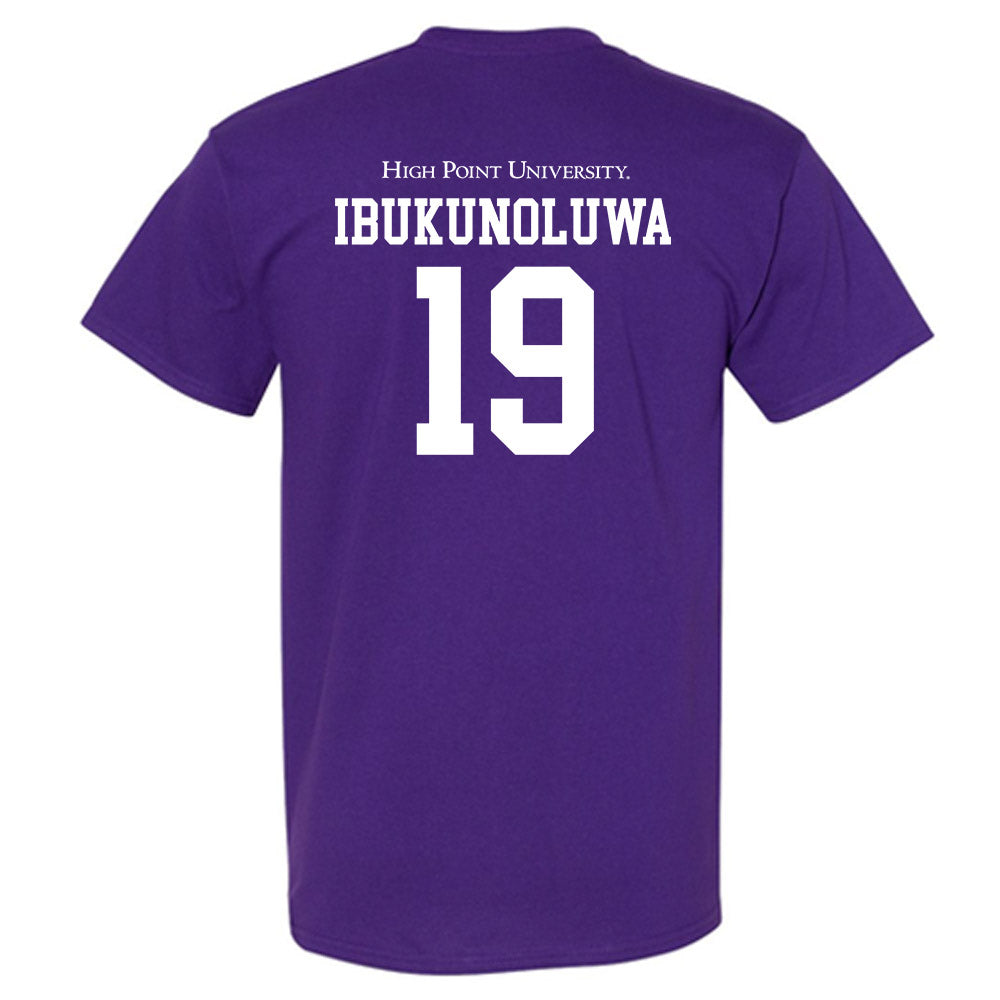High Point - NCAA Men's Basketball : Josh Ibukunoluwa - T-Shirt-1