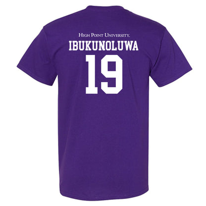High Point - NCAA Men's Basketball : Josh Ibukunoluwa - T-Shirt-1