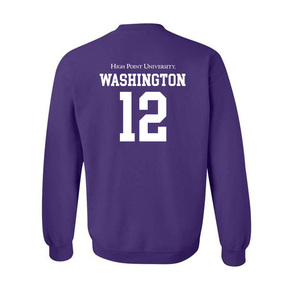 High Point - NCAA Men's Basketball : Scotty Washington - Crewneck Sweatshirt-1
