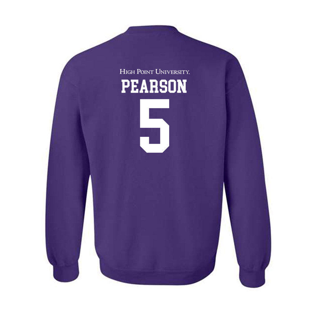 High Point - NCAA Men's Basketball : Trey Pearson - Crewneck Sweatshirt-1
