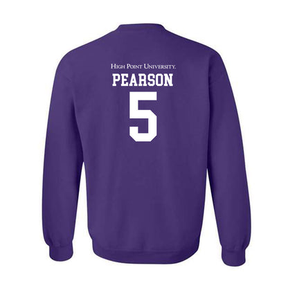 High Point - NCAA Men's Basketball : Trey Pearson - Crewneck Sweatshirt-1