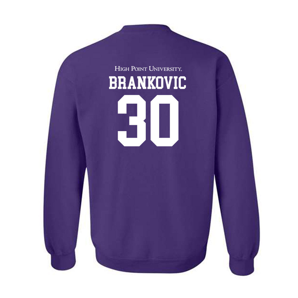 High Point - NCAA Men's Basketball : Filip Brankovic - Crewneck Sweatshirt-1