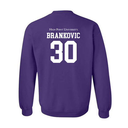 High Point - NCAA Men's Basketball : Filip Brankovic - Crewneck Sweatshirt-1
