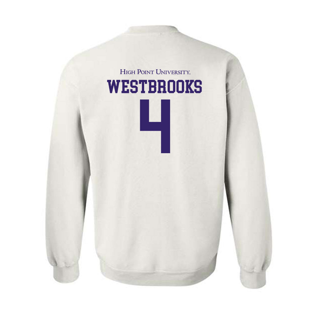 High Point - NCAA Men's Lacrosse : James Westbrooks - Crewneck Sweatshirt-1