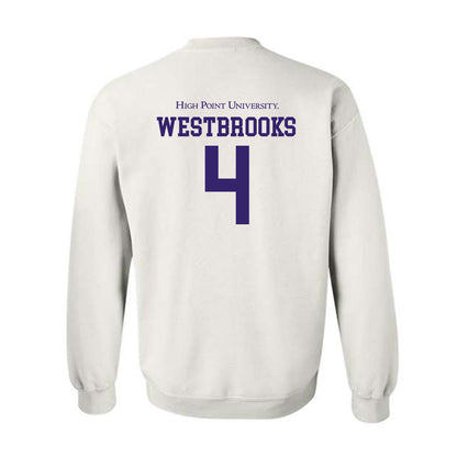 High Point - NCAA Men's Lacrosse : James Westbrooks - Crewneck Sweatshirt-1