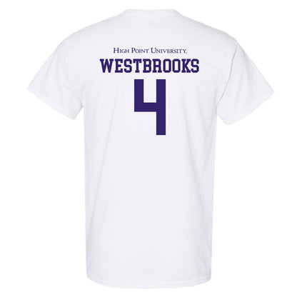 High Point - NCAA Men's Lacrosse : James Westbrooks - T-Shirt-1