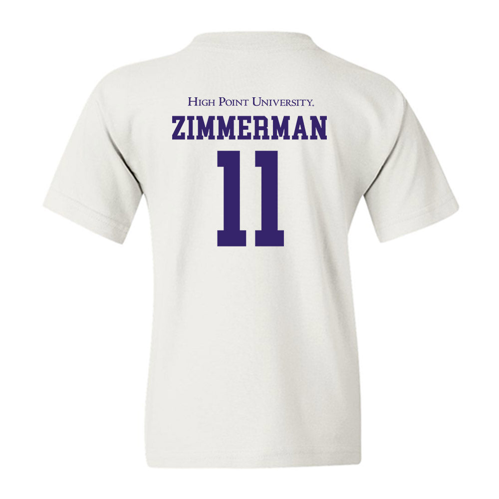 High Point - NCAA Baseball : Noah Zimmerman - Youth T-Shirt-1