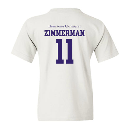 High Point - NCAA Baseball : Noah Zimmerman - Youth T-Shirt-1