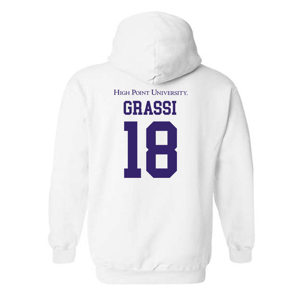 High Point - NCAA Men's Lacrosse : Anthony Grassi - Hooded Sweatshirt-1