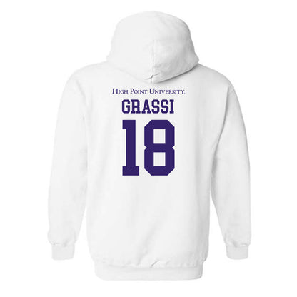 High Point - NCAA Men's Lacrosse : Anthony Grassi - Hooded Sweatshirt-1
