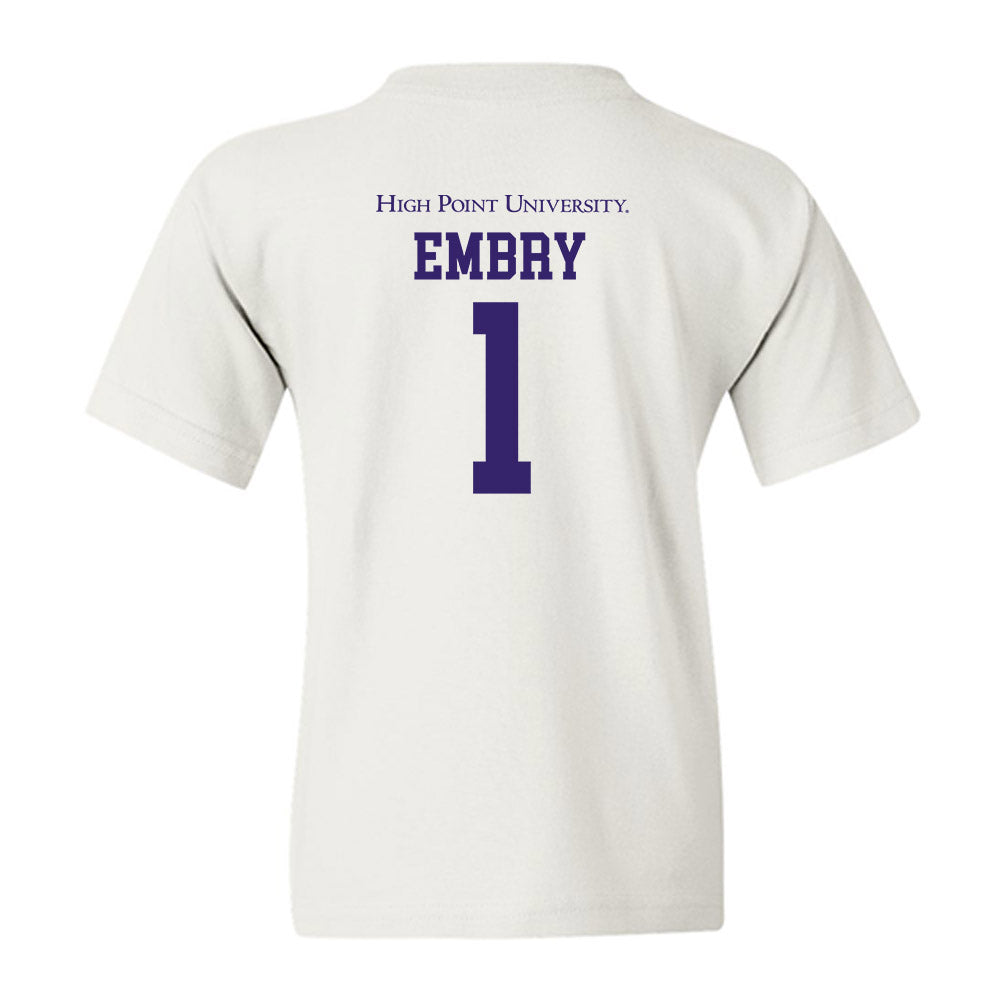 High Point - NCAA Women's Volleyball : Havani Embry - Youth T-Shirt-1