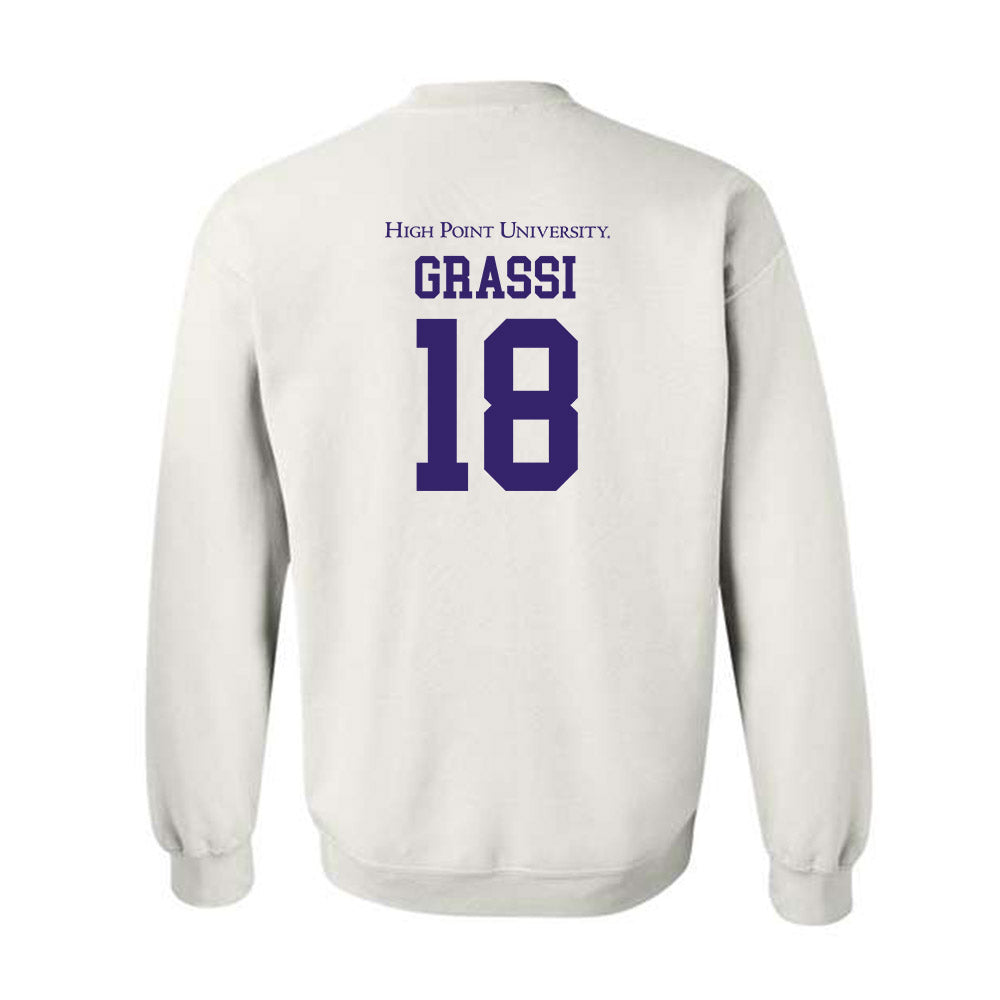 High Point - NCAA Men's Lacrosse : Anthony Grassi - Crewneck Sweatshirt-1