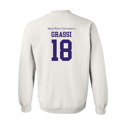 High Point - NCAA Men's Lacrosse : Anthony Grassi - Crewneck Sweatshirt-1