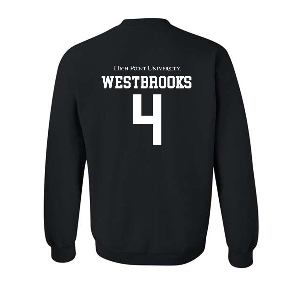 High Point - NCAA Men's Lacrosse : James Westbrooks - Crewneck Sweatshirt-1