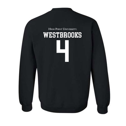High Point - NCAA Men's Lacrosse : James Westbrooks - Crewneck Sweatshirt-1