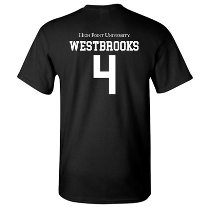 High Point - NCAA Men's Lacrosse : James Westbrooks - T-Shirt-1
