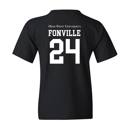 High Point - NCAA Men's Basketball : David Fonville - Youth T-Shirt-1