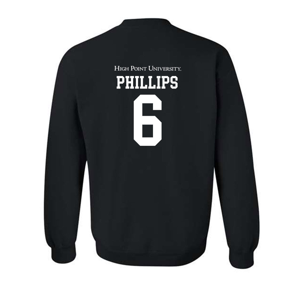 High Point - NCAA Women's Basketball : Dakota Phillips - Crewneck Sweatshirt-1