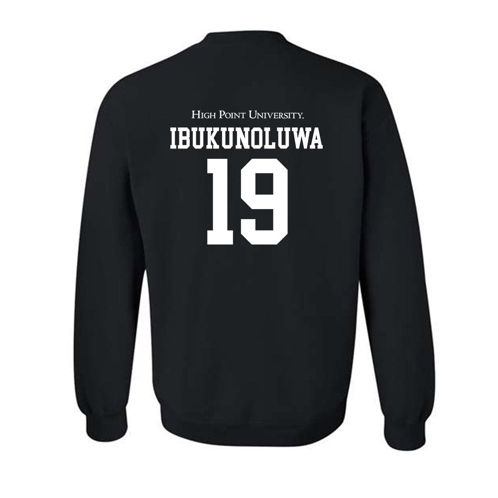 High Point - NCAA Men's Basketball : Josh Ibukunoluwa - Crewneck Sweatshirt-1