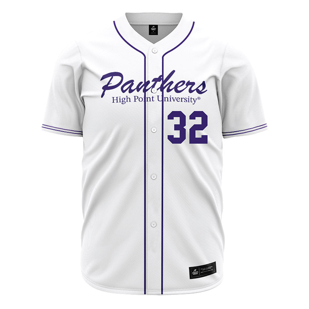 High Point - NCAA Baseball : Tyler Shafer - White Jersey-0