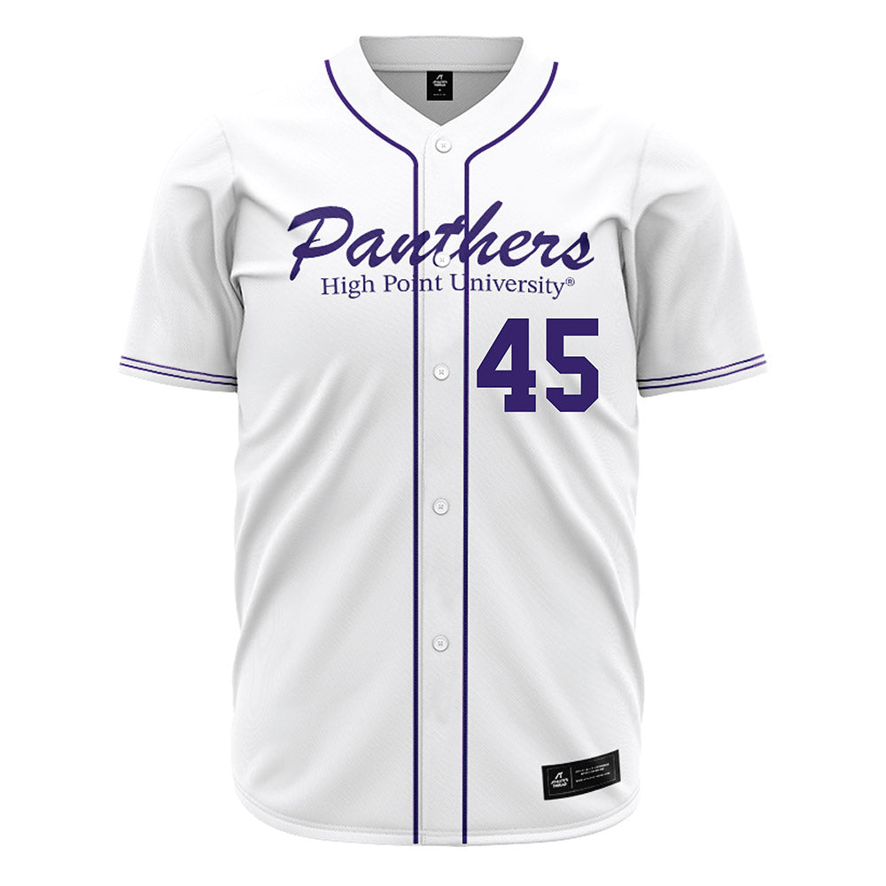 High Point - NCAA Baseball : Dubs Fleming II - White Jersey-0