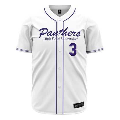 High Point - NCAA Baseball : Zach Gotthelf - White Jersey-0