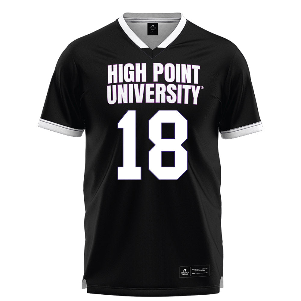 High Point - NCAA Men's Lacrosse : Anthony Grassi - Black Lacrosse Jersey -0