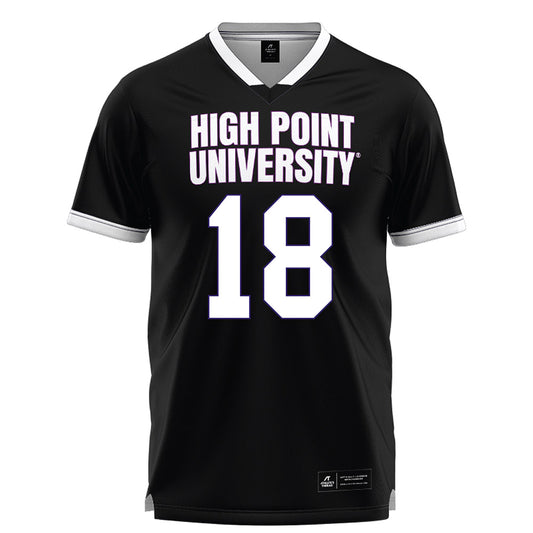 High Point - NCAA Men's Lacrosse : Anthony Grassi - Black Lacrosse Jersey -0