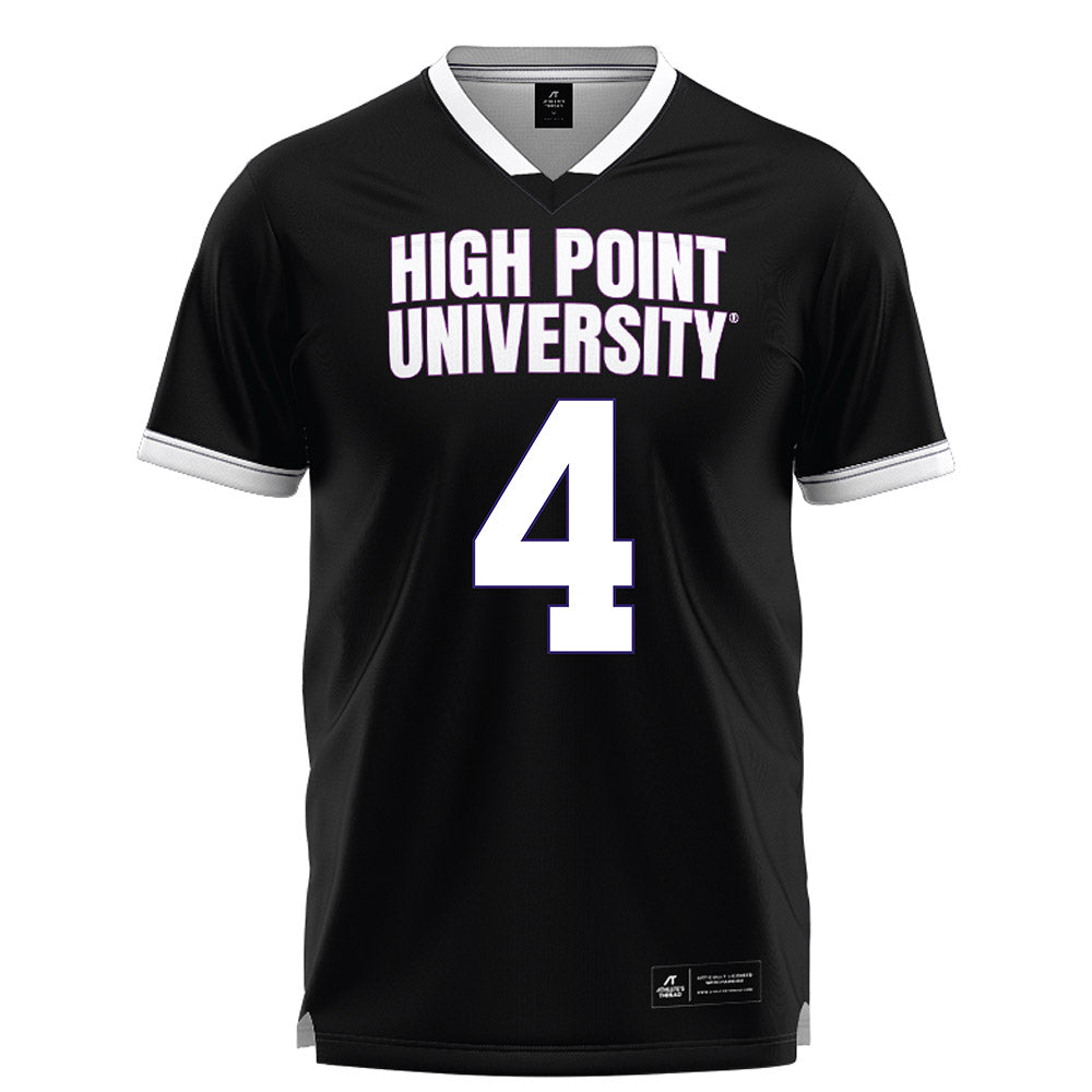 High Point - NCAA Men's Lacrosse : James Westbrooks - Black Lacrosse Jersey -0