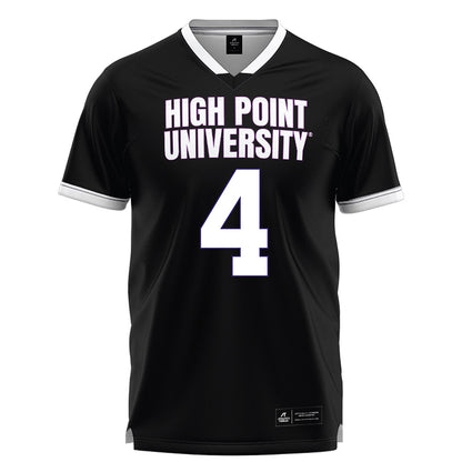 High Point - NCAA Men's Lacrosse : James Westbrooks - Black Lacrosse Jersey -0
