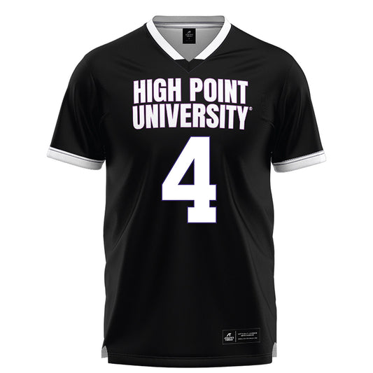 High Point - NCAA Men's Lacrosse : James Westbrooks - Black Lacrosse Jersey -0